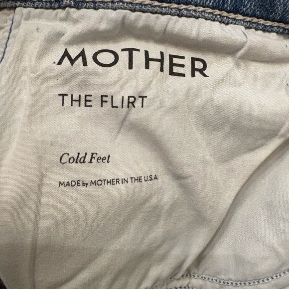 NWOT MOTHER The Flirt Fray Jeans in Cold Feet Women’s 30 - Picture 13 of 16